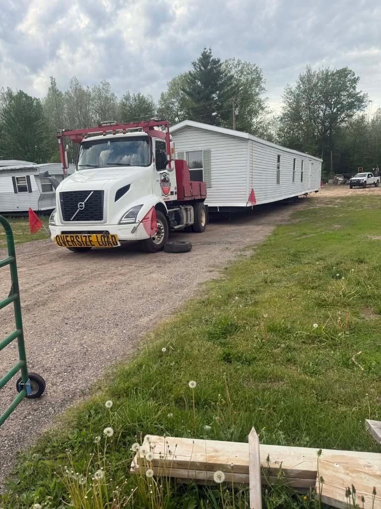 Mobile home relocation by Dream Home Mover