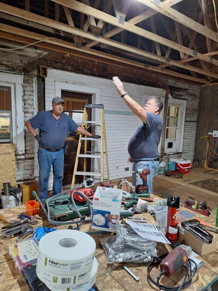 Dream Home Mover crew working on-site during a home renovation